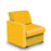 Wave Right Hand Arm Unit SOFT SEATING Nautilus Designs Yellow 