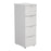 White Wooden 4 Drawer Filing Cabinet FILING TC Group White 