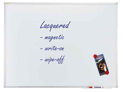 Whiteboard X-tra!LineB. Franken Magnetic (Lacquered Steel) 120 x 120cm 