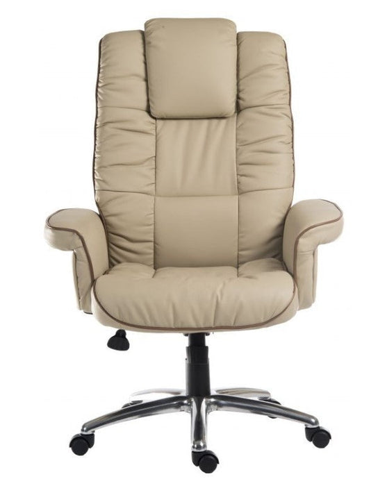 Windsor Cream Bonded Leather Office Chair Office Chair Teknik 