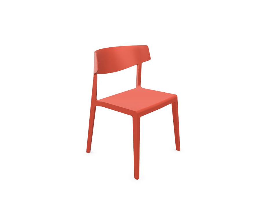 Wing Multipurpose side chair Meeting chair Actiu Dark Orange No N/A