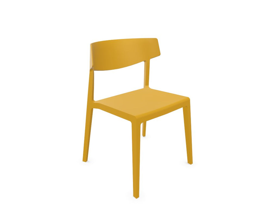 Wing Multipurpose side chair Meeting chair Actiu Mustard No N/A