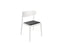 Wing Multipurpose side chair Meeting chair Actiu White Polyurethane Seat Pad Black