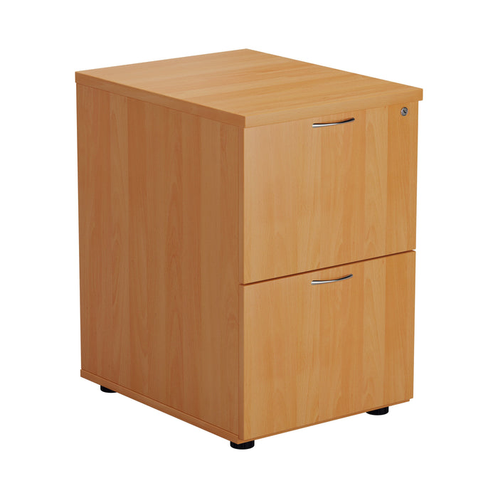 Wooden 2 Drawer Filing Cabinet FILING TC Group Beech 