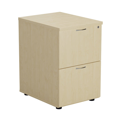 Wooden 2 Drawer Filing Cabinet FILING TC Group Maple 