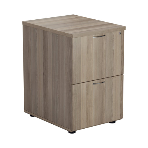 Wooden 2 Drawer Filing Cabinet - Walnut FILING TC Group Grey Oak 