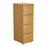 Wooden 4 Drawer Filing Cabinet - Walnut FILING TC Group Oak 