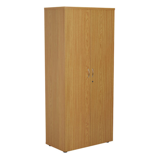 Wooden Office Cupboard 1800mm High CUPBOARDS TC Group Oak 