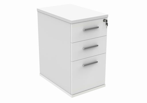 Workwise Desk High Office Storage Unit Furniture TC GROUP 600 Deep White 