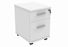 Workwise Mobile Under Desk Office Storage Unit Furniture TC GROUP 2 Drawers White 