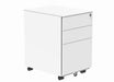 Workwise Steel Mobile Under Desk Office Storage Unit Furniture TC GROUP 3 Drawers White 