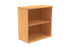 Workwise Wooden Office Bookcase Furniture TC GROUP 1 Shelf 816 High Norwegian Beech