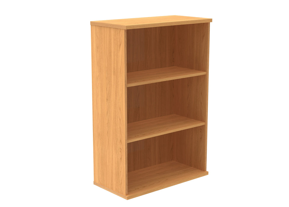 Workwise Wooden Office Bookcase Furniture TC GROUP 2 Shelf 1204 High Norwegian Beech