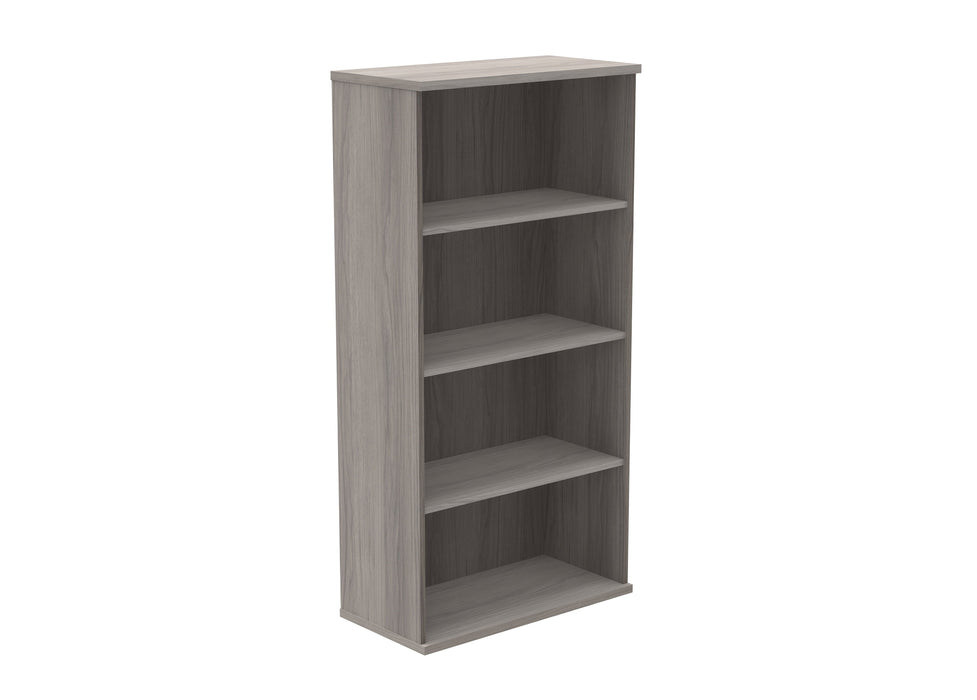 Workwise Wooden Office Bookcase Furniture TC GROUP 3 Shelf 1592 High Alaskan Grey Oak