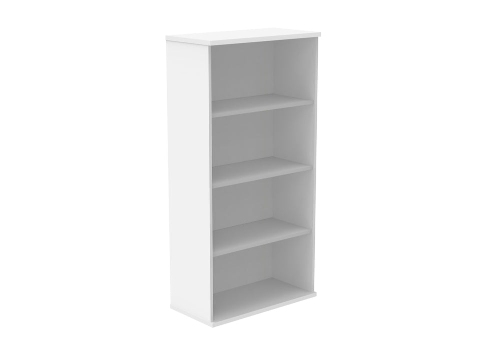 Workwise Wooden Office Bookcase Furniture TC GROUP 3 Shelf 1592 High Arctic White
