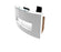 Xpression Curved Reception Desk Reception Desks Clarke Rendall H1150 x W2320 x D823mm W1001 Solid Premium White 