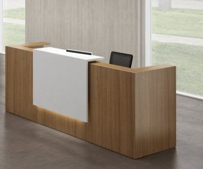 Z2 Medium Straight Reception Desk Reception Desk Quadrifoglio 