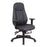 Zeus high back 24hr task chair - black faux leather Seating Dams Black 