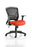 Zeus Operator Chair Task and Operator Dynamic Office Solutions Bespoke Tabasco Orange 
