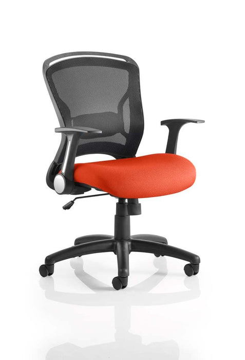 Zeus Operator Chair Task and Operator Dynamic Office Solutions Bespoke Tabasco Orange 