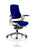 Zure Executive Chair with White Shell Executive Dynamic Office Solutions Bespoke Stevia Blue Bespoke Stevia Blue Fabric None