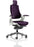Zure Executive Chair with White Shell Executive Dynamic Office Solutions Bespoke Tansy Purple Bespoke Tansy Purple Fabric With Headrest